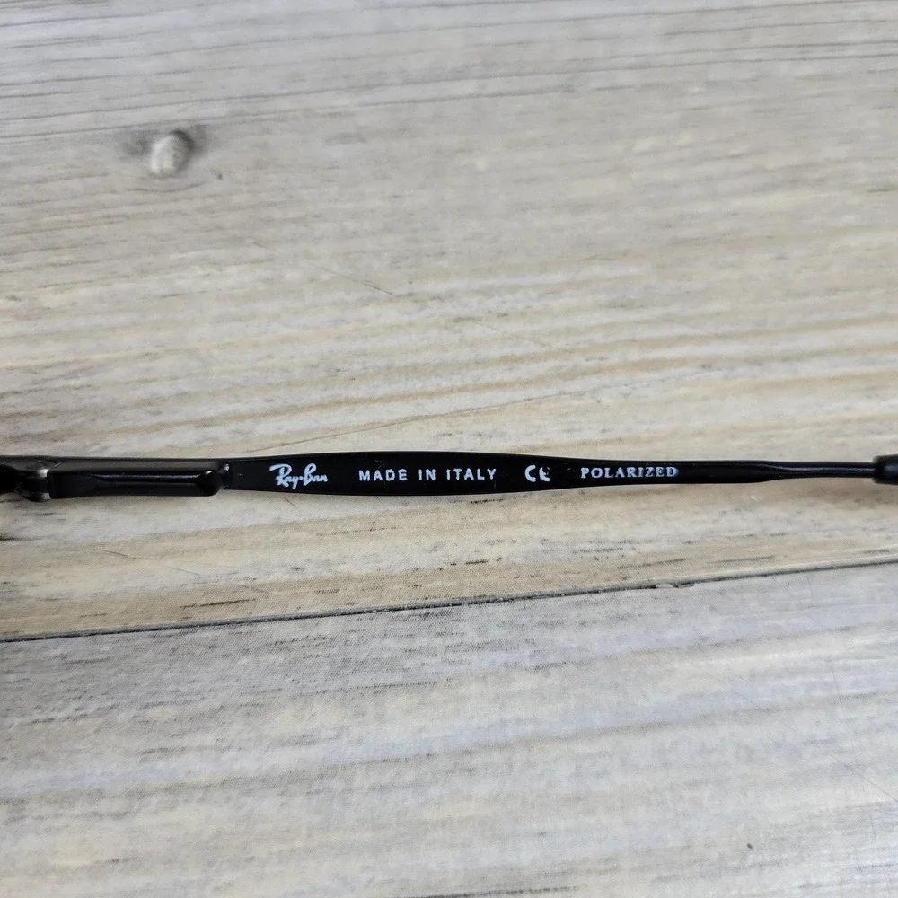 Ray-Ban Sunglasses RB 3003 W3079‎ Black Oval Frames Only Italy Men 50-19-135